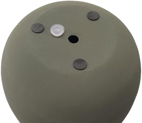 FAB HAB Beryl Handmade Round Metal Planters in Verde/Sage Green – Set of 3 (8", 15", 19”), Indoor/Outdoor, Lightweight with Drainage Holes - Image 5