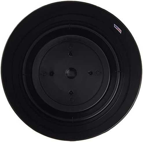 Novelty Majestic Full Depth Round Cylinder Pot, Glossy Black, 8-Inch (10088) (Pack of 2) - Image 2