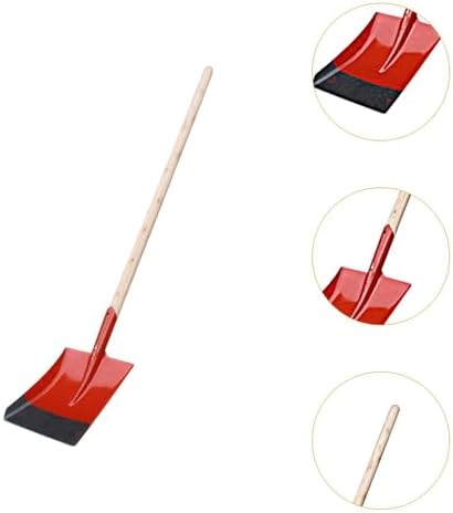 Garden Shovels Heavy Duty Portable Lawn Shovels Hand Digging Shovels Planting Spade Trowel with And Wood Handle Suitable for Lawn Care Yar, 37x19cm - Image 6
