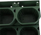 Vertical Wall Planter, Stackable Wall-Mounted Planter Indoor Outdoor w/36 Plastic Pots Living Wall Garden w/36 Non-Woven Fabrics Vegetable Hanging Pocket Holder Flowerpot (Army Green) - Image 3