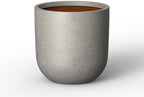 Kante Weathered Concrete Planter 11" Dia All-Weather Round Small Pot by Unknown