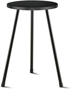 KINNARY Tall Plant Stand, Mid Century Wood Indoor Plant Stand Black Plant Table for Flower Pots, Metal Plant Holder, Modern Home Decor Small Round Side End Table (11.8"x20") by KINNARY