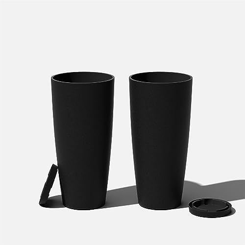 Veradek Mason Series Vega Planter & Drip Tray - Round Planter with Shelf - Image 2