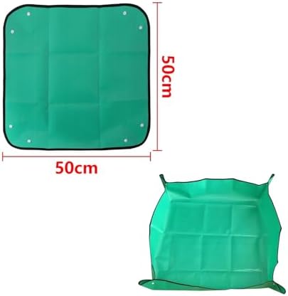 Repotting Mat 3pcs Planting Mat Gardening Potting Pad Foldable Garden Plant Flower Succulent Bonsai Transplanting Waterproof Mats 50/75/100cm(50x75cm) - Image 2
