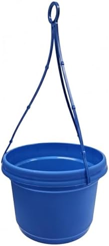 Sea Blue Hanging Flower Pots 5 Pack - Image 3