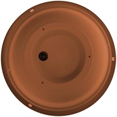 Bloem Dura Cotta 12" Plastic Hanging Basket Planter, Terra Cotta, 4-Pack - Image 7