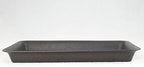 Yubonzai Rectangular Moss Green Glazed Bonsai Pot, Cactus & Succulent Planter with Mesh - 10"x 8"x 3.25" (Pot + MESH +Tray) - Image 3