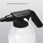 Electric 2L Watering Can for Indoor Plant Adjustable Pressure Sprayed Bottle Includes Ergonomic Handle Leakproof Design Fine Misting Electric Sprayed for Home Garden - Image 7
