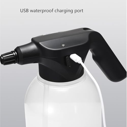 Electric 2L Watering Can for Indoor Plant Adjustable Pressure Sprayed Bottle Includes Ergonomic Handle Leakproof Design Fine Misting Electric Sprayed for Home Garden - Image 7