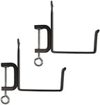 Achla Designs SFB-01C Clamp-On Flower Box, 6" Deck Bracket, Black by ACHLADesignsHomeGarden