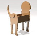 Animal PVC Flower Pot, Golden Retriever Shaped Succulent Planter Flower Holder for Garden Patio Balcony Window Sill, for Birthday Pet Lovers, 43x27cm(17x11in) - Image 5