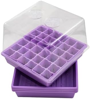 Bootstrap Farmer Countertop Seed Starter Kit in Purple, Reusable 1010 Tray Bundle with Inserts and Humidity Dome - Image 2