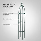 100% Metal Garden Obelisk Trellis Heavy Duty 6.3 ft for Climbing Vines - Image 3