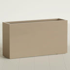 Greenline Alice Tall Rectangular Fiberglass Planter, Outdoor Planter Box by GreenlinePlanters