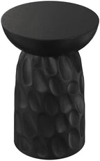 SIMPLIHOME Boyd 13" Wide Solid Wood Round End Table in Black - Image 7