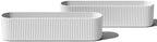 Veradek Demi Series Window Box Planter - Round Outdoor Planter by VeradekOutdoor