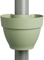 elho vibia campana drainpipe clicker 22cm flower pot - Pistachio Green - Image 2