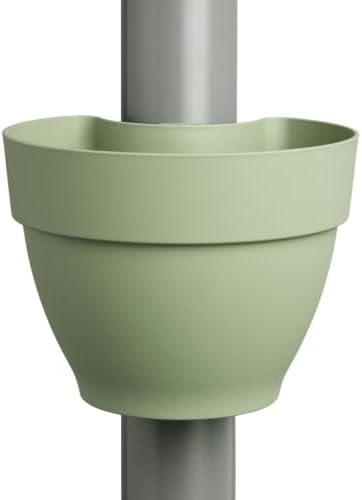 elho vibia campana drainpipe clicker 22cm flower pot - Pistachio Green - Image 2