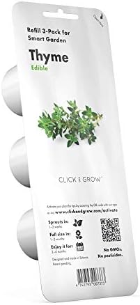Click and Grow Smart Garden 3 Grey with Grow Light and 3 Basil and 3 Thyme Pods Bundle - Image 7