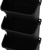 Self-Watering Wall-Mounted Planter, 18 Pots Wall Mounted Plastic Plant Grow Pot Vertical Garden Planter with Intelligent Control & Adjustable Irrigation System for Indoor Outdoor (Black, 18 Pots) - Image 7