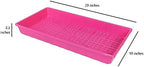 SUNPACK 10" x 20" Heavy Duty Mesh Plastic Seed Starting Tray, Magenta, 2.3" (Pack of 30) - Ensures Water Drainage and Aeration, Perfect for Greenhouses or Indoor Gardening - Image 4