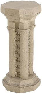 Christopher Knight Home Jorine 23.25"H Plant Stand, Lightweight Concrete Plant Stand, Pedestal Column Side Table, Indoor Outdoor Plants Standing for Entryway Garden Yard Home, No Assemly Needed, Sand - Image 6