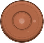 Bloem Terra Plastic Saucer Tray for 8" Terra Planters, Terra Cotta, 6-Pack - Image 5