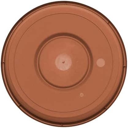Bloem Terra Plastic Saucer Tray for 6" Terra Planters, Terra Cotta, 10-Pack - Image 5