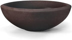 ARBORA 21" Santorini Bowl Planter - Lightweight Polyresin Outdoor Plant Pot by ARBORA