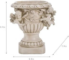 Cherub Angel Planters, Cherub Planter Flower Pots with Drain Hole for All House Plants, Patio Yard Decor, Polyresin, 8.46" H - Image 2