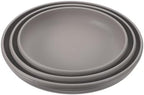 PATIKIL Plant Saucer Tray, 3 Pack 12/13/14 Inch Plastic Round Plant Saucer Flower Planter Drip Tray for Indoors Outdoors Patio Balcony, Gray by PATIKIL