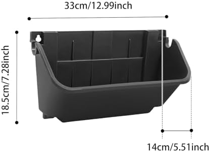 18 Hanging Vertical Wall Planter, Outdoor/Indoor Vertical Garden Planter with Automatic Drip Mechanism and Buckle Fixation Pot Balcony Plant Vegetable Fruit Herb Hanging Pocket (Black) - Image 2
