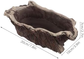 Abaodam Rustic Cement Planter Imitation Tree Root Flower Pot for Indoor Succulents and Small Plants, Creative Decorative Office and Home Garden Pot - Image 2