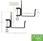6" Clamp-On Flower Box Bracket - Image 2