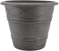 PSW Pot Collection Western Weave Planter Pot for Indoor and Outdoor Plants and Gardens, 14.5-inch, Dark Charcoal by PSW