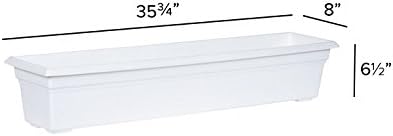 Novelty 16362 Countryside Flower Box Planter, 36-Inch, White. (Pack of 2) - Image 4