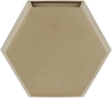 10" Height Wall Planter | Eco-Friendly, Durable, Lightweight | Indoor/Outdoor Use, All-Weather, Contemporary Design by Brazilian Artisans - Beige - Image 3