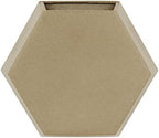 10" Height Wall Planter | Eco-Friendly, Durable, Lightweight | Indoor/Outdoor Use, All-Weather, Contemporary Design by Brazilian Artisans - Beige - Image 3