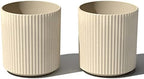 Veradek Demi Series Planter - Large Round Outdoor Planter by VeradekOutdoor