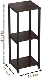 3 Tier Plant Stand Indoor Corner Tall Square Shape Plant Shelf - Image 6