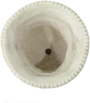 White Outdoor Urn Planter, Antique Elegant Style, Magnesium Oxide Large Urn Planter Outdoor with Drainage Hole for Garden, Patio & Entryway, 24" H - Image 7