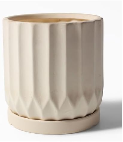 Front Porch Planters Desktop Flower Pots, Modern Minimalist Style Flower Pots, Light Luxury Flower Pots with Drainage Holes Planter Boxes Outdoor (Color : Does not Include Base) - Image 6