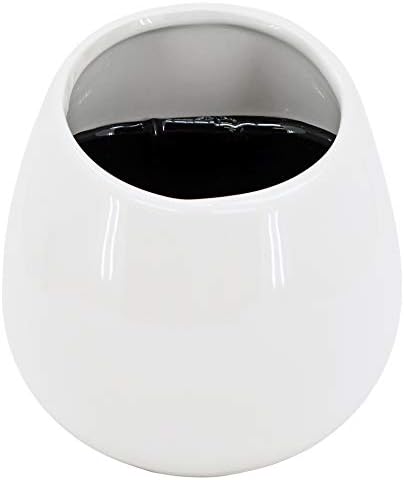 Arcadia Garden Products Small Round Wall Planter 3-Pack-Glossy White - Image 5