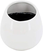 Arcadia Garden Products Small Round Wall Planter 3-Pack-Glossy White - Image 5