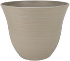 15" Honeysuckle Planter in Grained Beige by GROWSCAPE