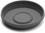 Bloem Terra 20" Round Plastic Plant Saucer, Lightweight UV-Resistant Indoor/Outdoor Flower Pot Tray - Fits 20-inch Planter Pots, Charcoal, 2-Pack - Image 3