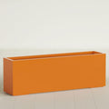 Greenline Leo Tall Rectangular Fiberglass Planter, Outdoor Planter Box by GreenlinePlanters
