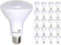 Bioluz LED 20 Pack BR30 LED Bulbs, Indoor Flood Lights 90+ CRI 65W Equivalent uses 7.5W 3000K Soft White 650 Lumens, E26 Base Dimmable Instant On Interior Home UL Listed FCC RoAS Title 20 Certified by Bioluz+LED