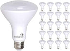 Bioluz LED 20 Pack BR30 LED Bulbs, Indoor Flood Lights 90+ CRI 65W Equivalent uses 7.5W 3000K Soft White 650 Lumens, E26 Base Dimmable Instant On Interior Home UL Listed FCC RoAS Title 20 Certified by Bioluz+LED