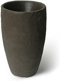Algreen Products Athena Self-Watering Planter, Medium, 15" DIA x 24.5" H, Brownstone by Algreen